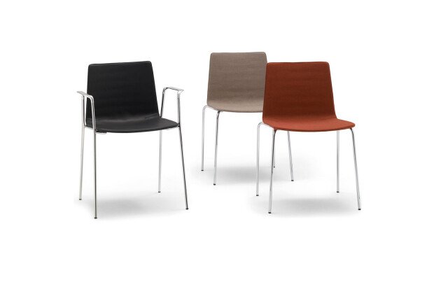 Andreu World Flex Chair 4-poot stoelen