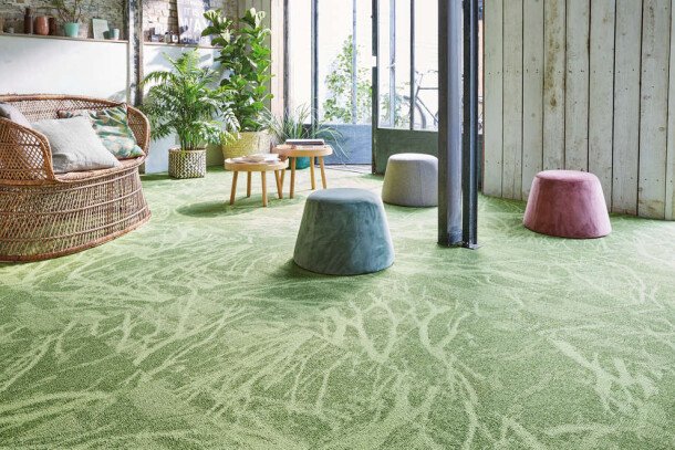 Balsan Forest 240 green akoestisch tapijt