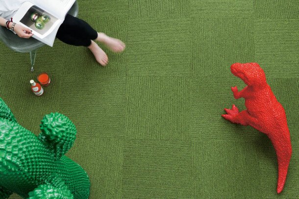 Balsan Origami tapijttegel detailfoto