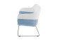 Brunner Crona Lounge fauteuil Wit Blauw