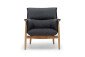 Carl Hansen Embrace Lounge Chair E015 zwart