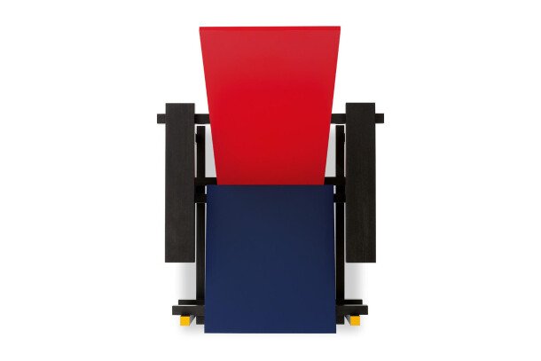 Cassina 635 Red and Blue Chair | Gerrit Thomas Rietveld