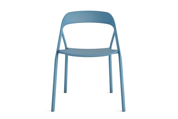 Coalesse Lessthanfive stoel blauw