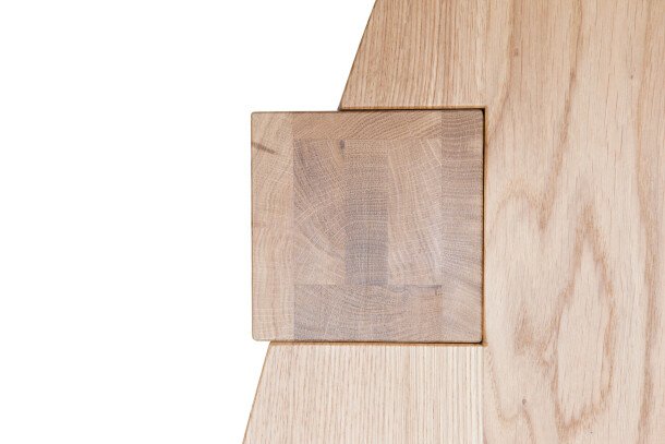 Creafort Move houten tafel detail