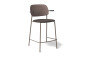 De Vorm Hale Counter Stool Armrests upholstery PS01 brown