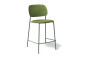 De Vorm Hale Counter Stool upholstery PS01 green