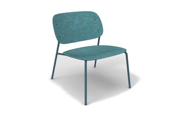 De Vorm Hale Lounge Chair PET turquoise