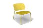 De Vorm Hale Lounge Chair PET upholstery yellow