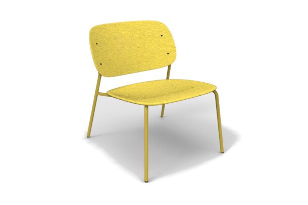De Vorm Hale Lounge Chair PET yellow