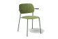 De Vorm Hale Stack Chair Armrests PS01 green