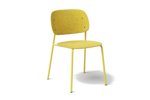 De Vorm Hale Stack Chair PS01 yellow