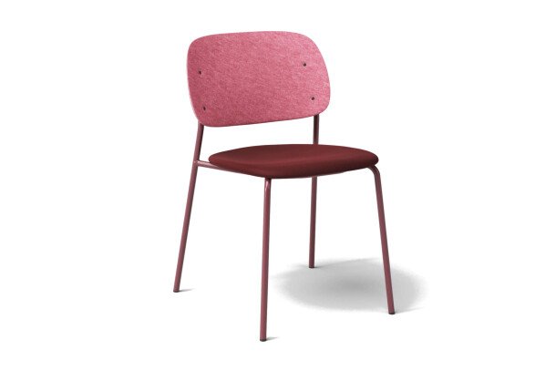 De Vorm Hale Stack Chair upholstery PS01 pink