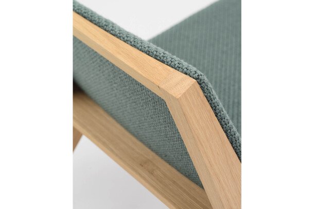 De Vorm Wood Me Lounger fauteuil detail