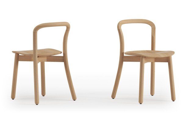 DUM Beech Chair houten stoelen open rug