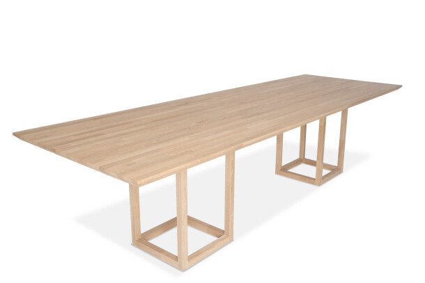Dutchglobe Mikado houten rechthoekige tafel