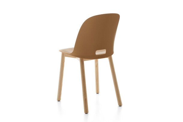 Emeco Alfi houten vierpoot stoel