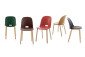 Emeco Alfi houten vierpoot stoelen