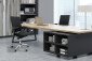 Felino Premium Comfort bureaustoel sfeer houten bureau