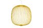 Foscarini Spokes hanglamp geel rond
