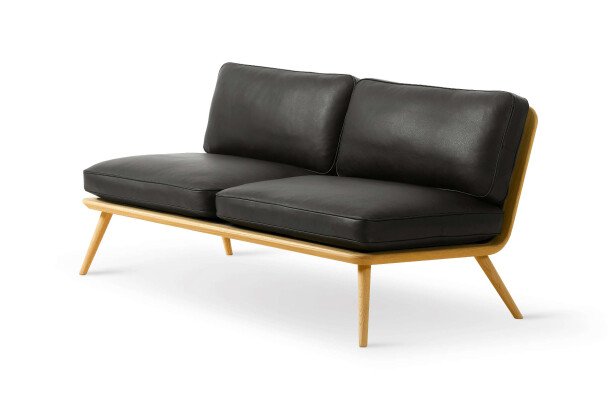 Fredericia Spine Lounge Suite Sofa bank in leer