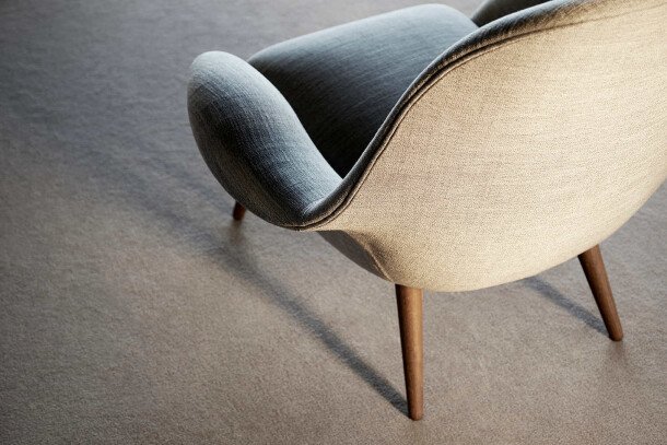 Fredericia Swoon Lounge fauteuil in detail