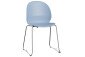 Fritz Hansen N02 Recycle chair lichtblauw sledestoel
