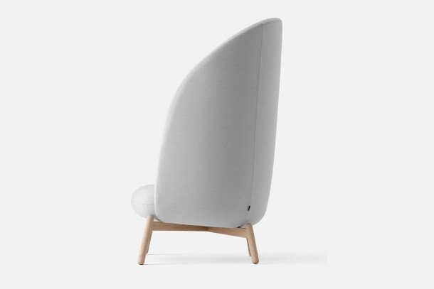 Halle Easy Nest Chair XL Wood zijkant
