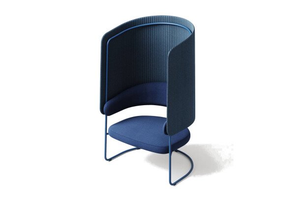 Halle Opus High Back Chair Blue