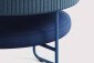 Halle Opus High Back Chair Blue onderstel