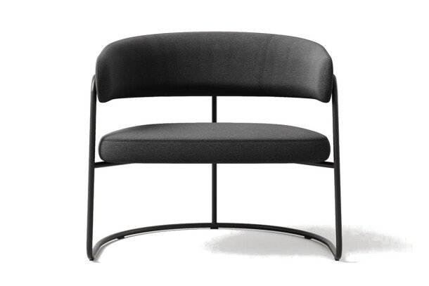 Halle Opus Lounge Chair Black stoel