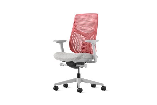 Herman Miller verus bureaustoel rood grijs 2