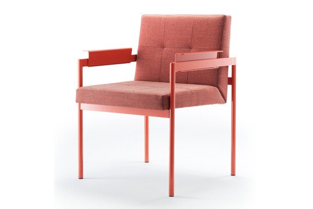Hiller Dacor fauteuil rood