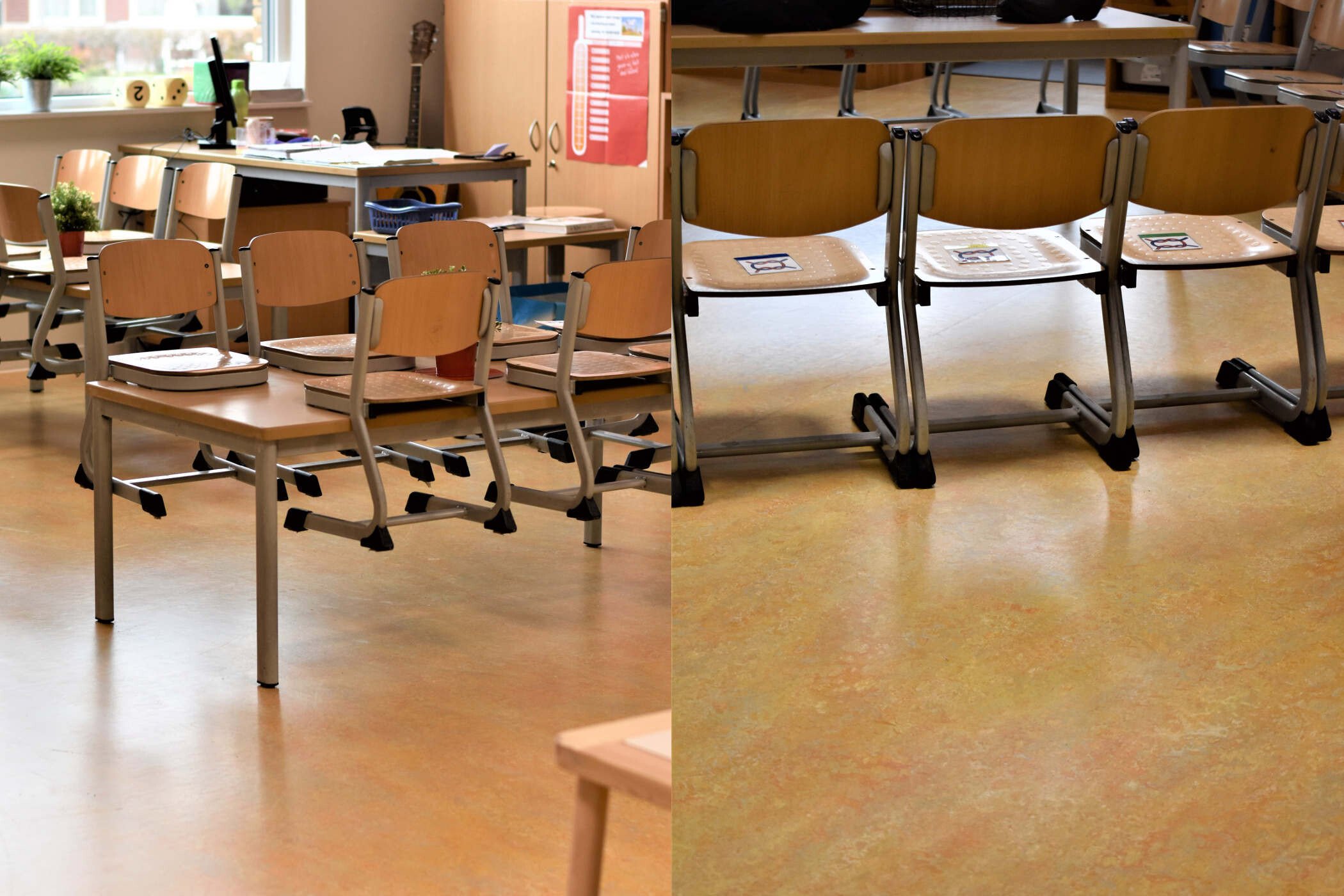IKC De Twijn klaslokaal vloeren