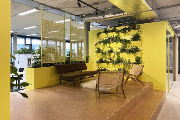 In60seconds kantoorinrichting door FELD loungeplek