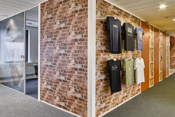 Inrichting kantoor Rackspace in Amsterdam