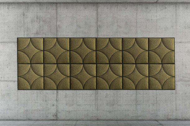 Johanson Decibel Loop panelen aan muur