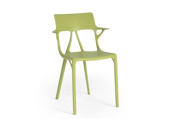 Kartell AI Chair geel groen