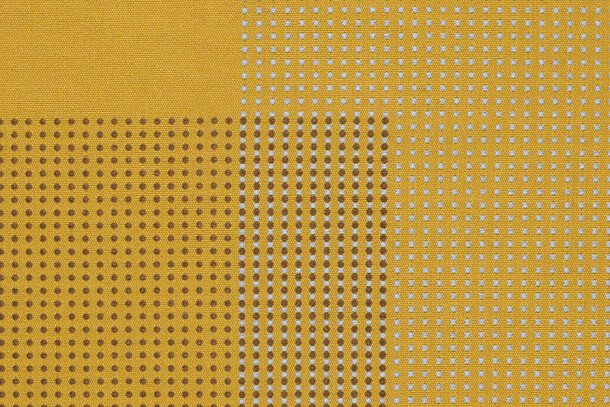 Kvadrat Squares gordijnstof geel
