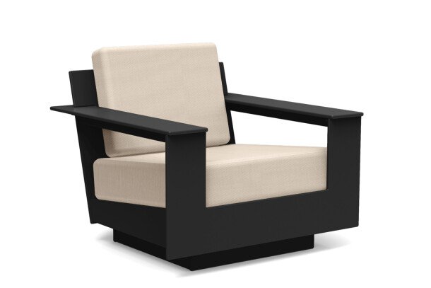 Loll Designs nisswa lounge chair black flax