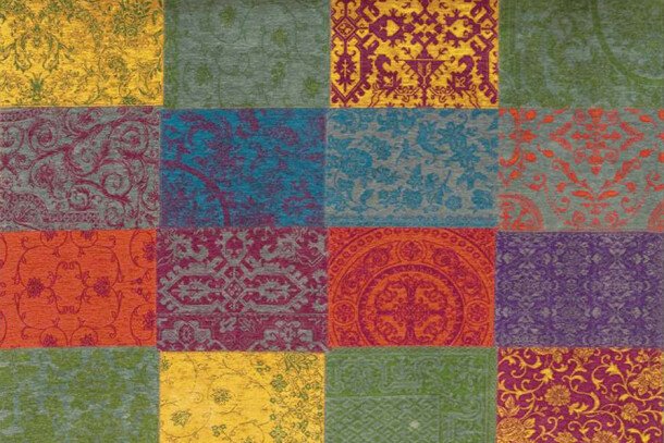 Louis de Poortere Vintage Patchwork vloerkleed | karpet