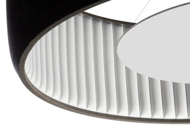 Luceplan Silenzio akoestische lamp detail