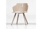 Luxy Prima houten vierpoot stoel