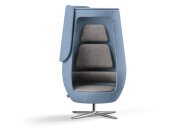 Mikomax A11 akoestische fauteuil met schuif blauw