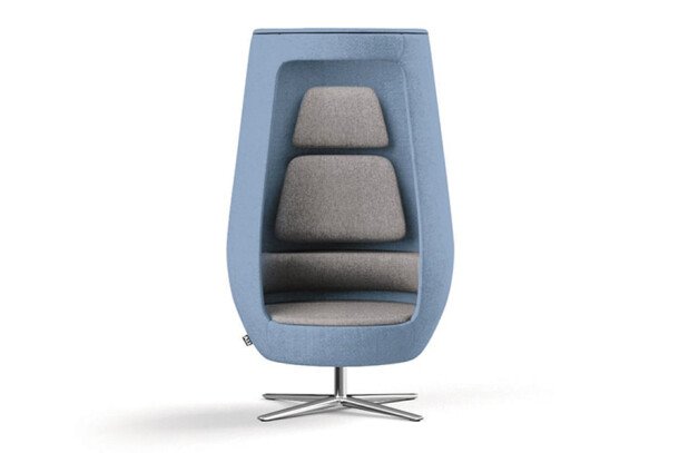 Mikomax A11 akoestische fauteuil zonder schuif blauw