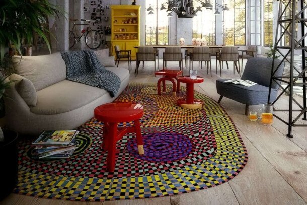 Moooi Carpets Magic Markers Wild multi colour karpet