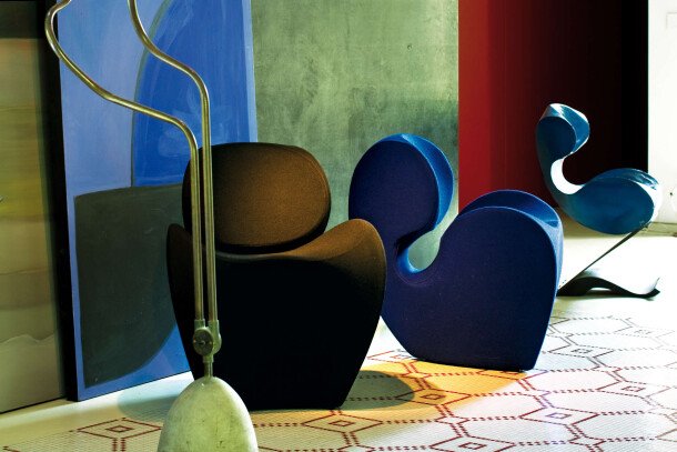 Moroso Spring Collection fauteuil sfeerfoto