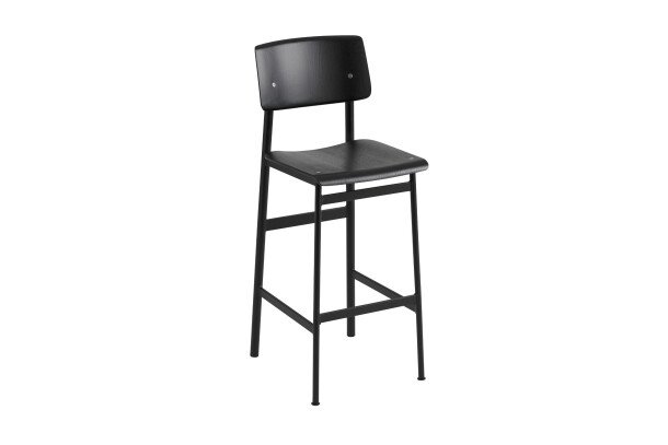 Muuto Loft bar stool 75 black