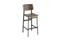 Muuto Loft bar stool 75 cm black stained dark brown