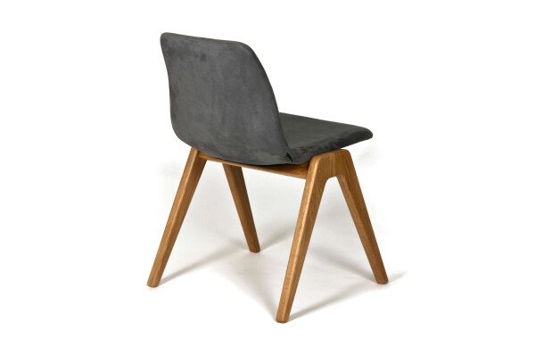 Naughtone Viv Wood gestoffeerde stoel