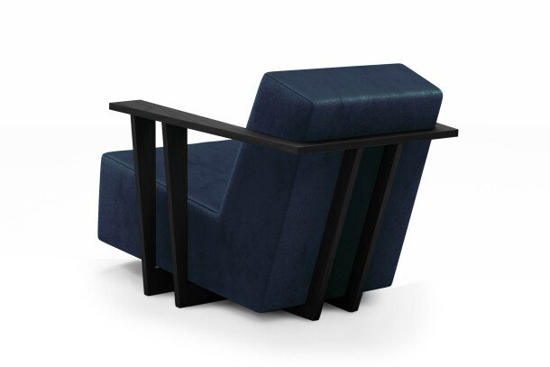 Neil David F2 blauwe lounge fauteuil